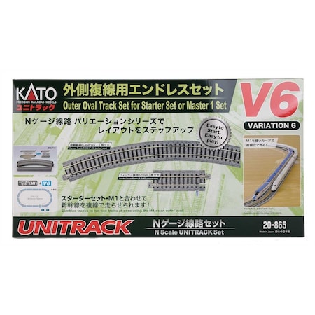 Kato N Scale V6 Inner Oval Track Set KAT20-865